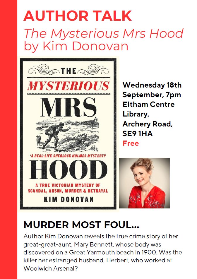 Join us at #ElthamLibrary on Wednesday 18 September from 7pm for an evening in conversation with local author Wendy Moore + author Kim Donovan focused on her debut book! For more information click here: elthamread.uk + here: bit.ly/4fWbTlS 📚#LoveYourLibrary