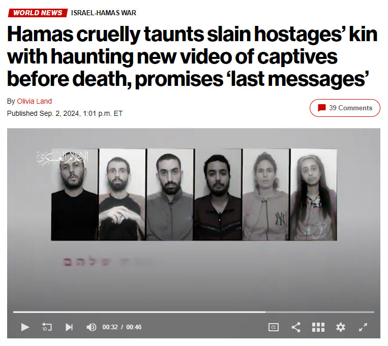 SanderSassen's tweet image. Waarom blijf je Israël steunen Sander? Hier is één van de redenen. Dit is zo intens kwaadaardig dat je werkelijk onmenselijk moet zijn om dit de nabestaanden aan te doen. F*ck Hamas, f*ck Palestine, go IDF!

#hamas #gaza #israel #hostages  
Bron: tinyurl.com/jcu95wyh