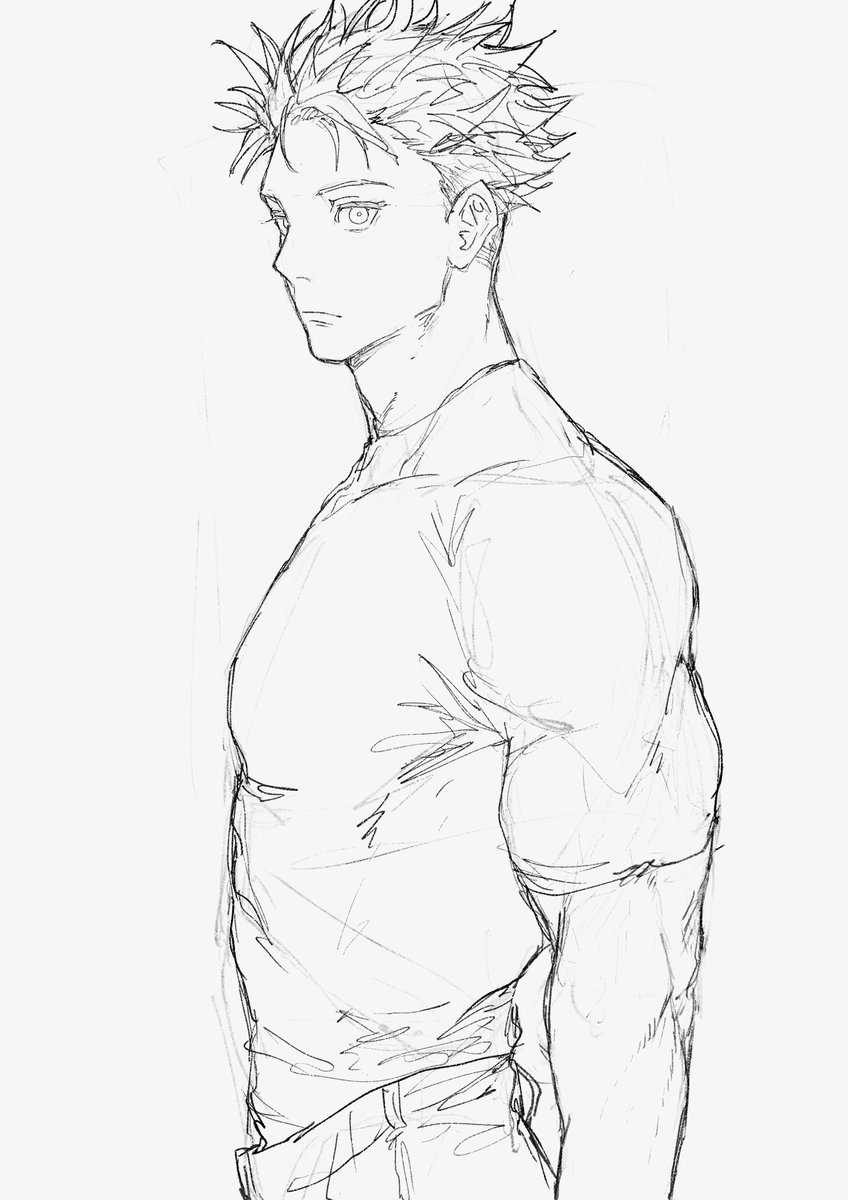 yamada_souko's tweet photo. これは練習の合間に描いてた先生たち https://t.co/DuUDpfNyM8