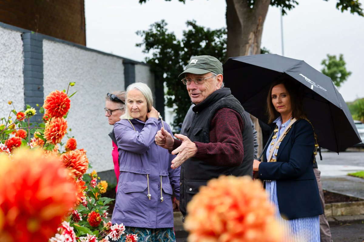 fingalcommunity's tweet photo. Well done to everyone involved in the Sustainable Skerries entry for IPB Pride of Place Competition today. Judges experienced the bio-diversity projects throughout the many community locations like Skerries Mills, Floraville Garden, South Beach and Mourne Estate as well as music and meeting the proud community members.  @cooperationirl @SkerriesMills @SkerriesCA @SustSkerries @Fingalcoco