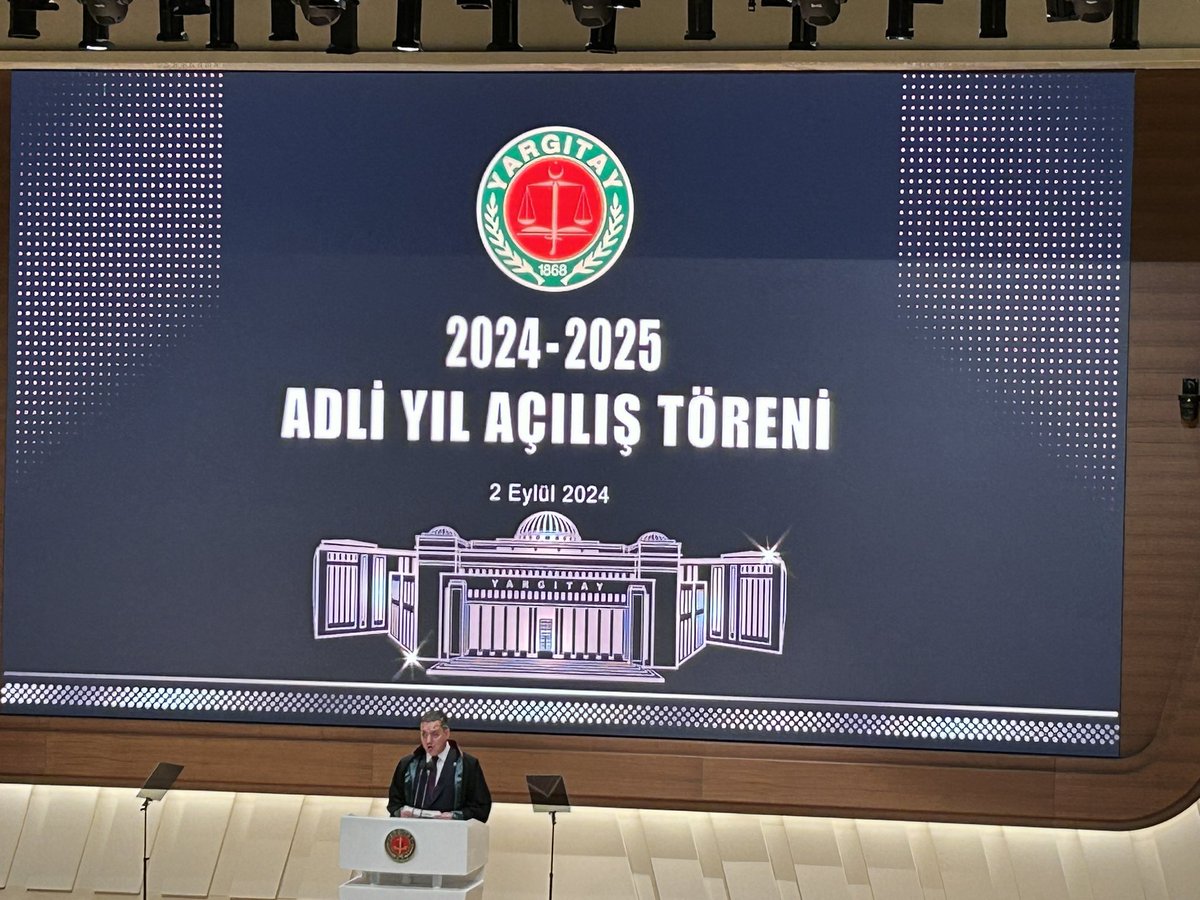 Sayın Cumhurbaşkanımız Recep Tayyip Erdoğan’ın katılımı ile Yargıtayda düzenlenen 2024-2025 Adli Yıl Açılışı Törenine katıldık. Yeni adli yıl tüm meslektaşlarımıza avukatlarımıza ve personellerimize hayırlı uğurlu olsun.
#AdliYıl