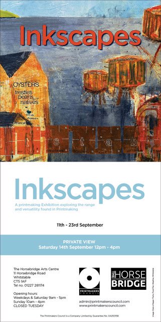 Artist Clare O Hagan (@clare_o_hagan) on Twitter photo Invite to Inkscapes in <a href="/thehorsebridge/">Horsebridge Centre</a> #whitstable <a href="/broideryprofane/">profanityembroiderygroup</a> @PmCouncil Invite to Inkscapes in <a href="/thehorsebridge/">Horsebridge Centre</a> #whitstable <a href="/broideryprofane/">profanityembroiderygroup</a> @PmCouncil