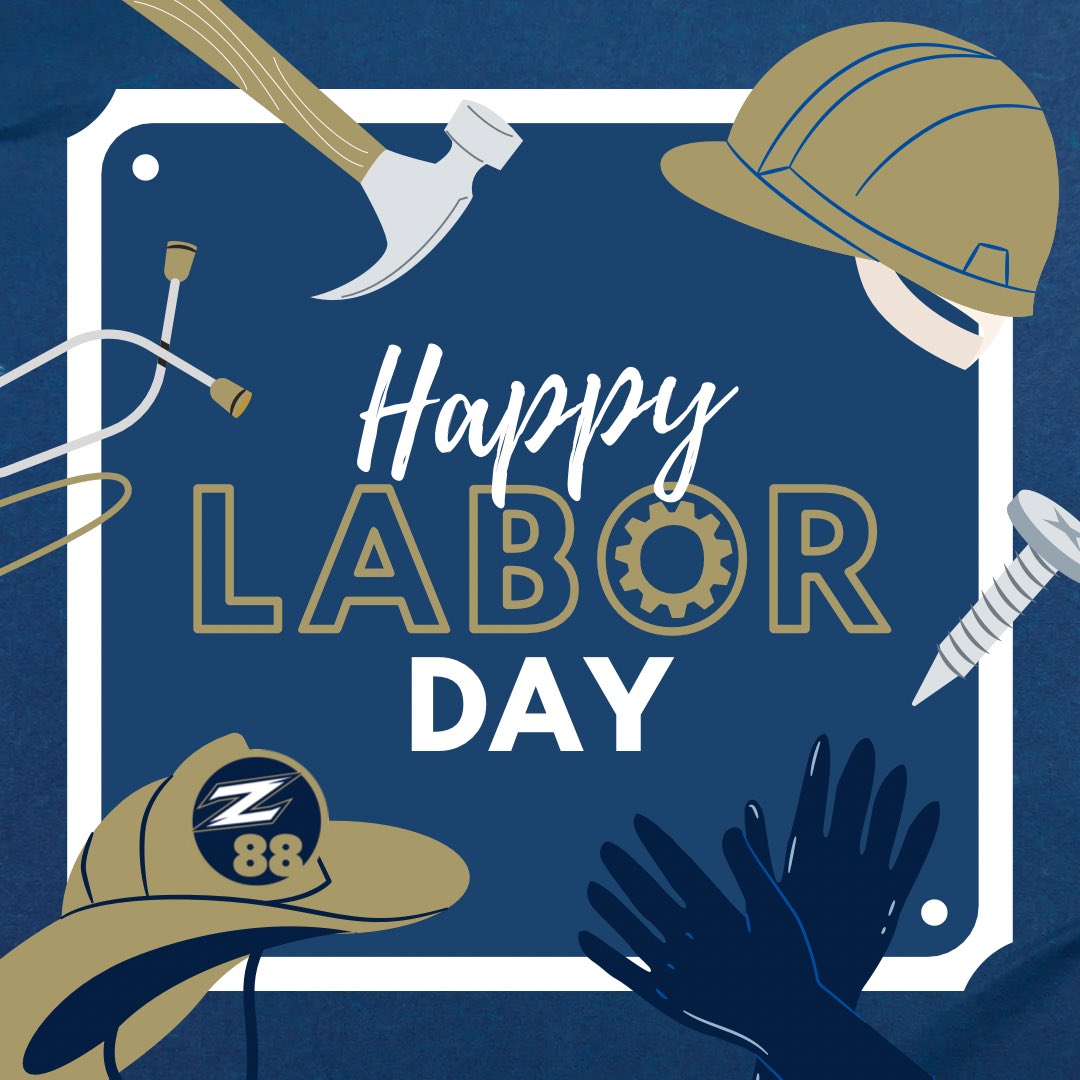 WZIP wishes everyone a Happy Labor Day!
Take it easy today everyone!
#WZIP