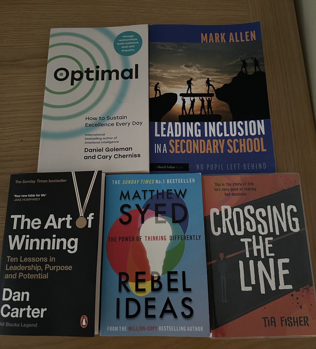 Summer reading 📖 A great selection offering invaluable insight into multiple areas and plenty of thought provoking questions raised from each them 💭  #inclusion #leadership #excellence #reachingyourpotential