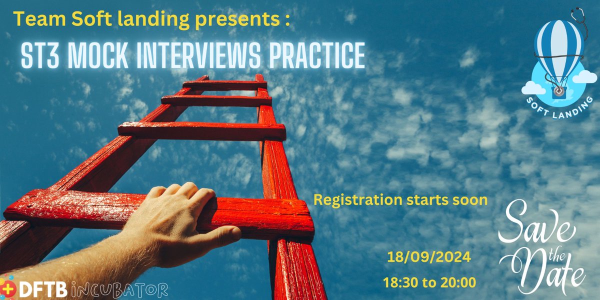 🎗Our flagship workshop for <a href="/RCPCHtweets/">RCPCH</a> ST3 mock interviews practice is going live on the 18th of September.

🎗Watch this space for registration link and further details.