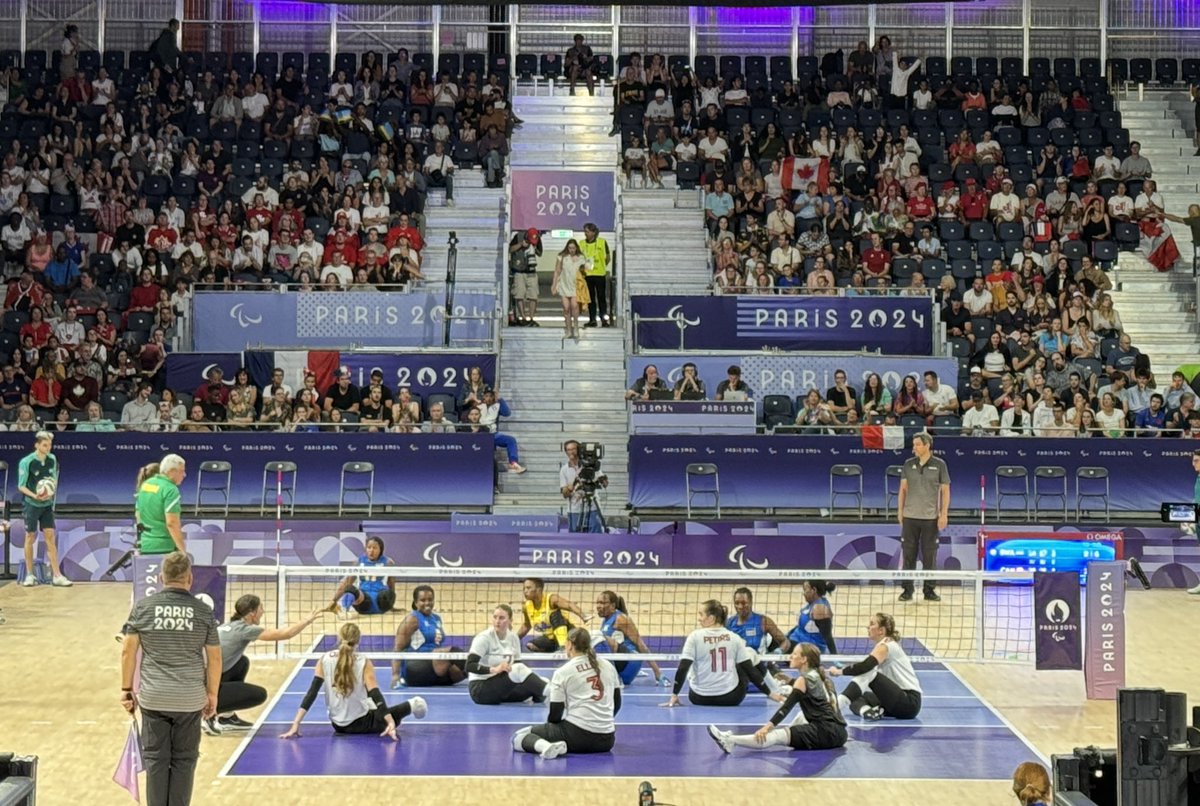 This 🇨🇦 women’s volleyball team is a special group.

They support each other. Believe in each other. And are into the semifinals at the Paralympics.

And incredibly thoughtful postgame interviews. Finally met <a href="/allisonelang/">Allison E. Lang</a>. Thank you for the vulnerability, Allison.