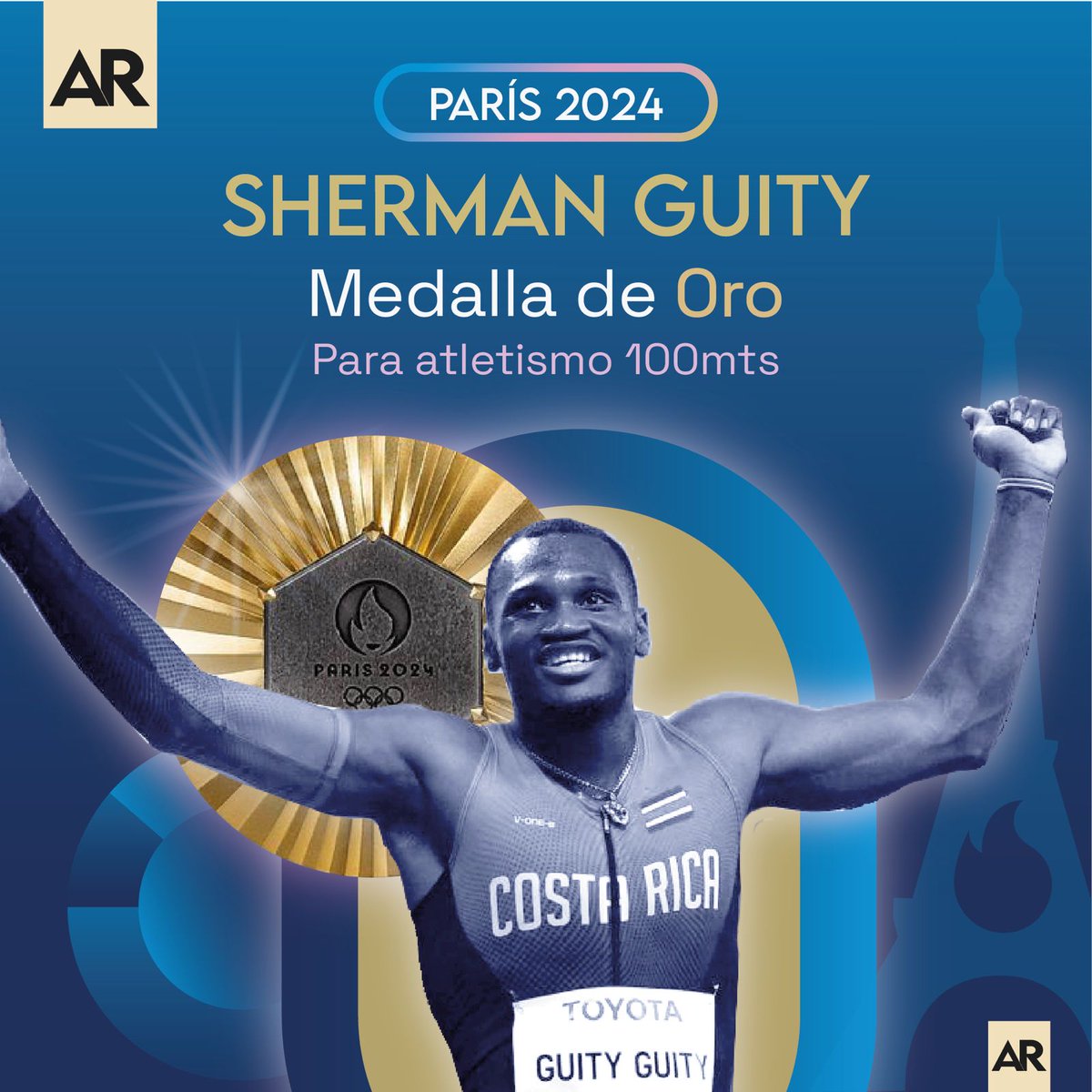 #ÚltimaHora ¡Orgullo tico! Sherman Guity gana medalla de oro en los Juegos Paralímpicos de París

El costarricense registró un récord paralímpico con un tiempo de 10.65 en los 100 metros planos (categoría T64) #París2024 ameliarueda.com