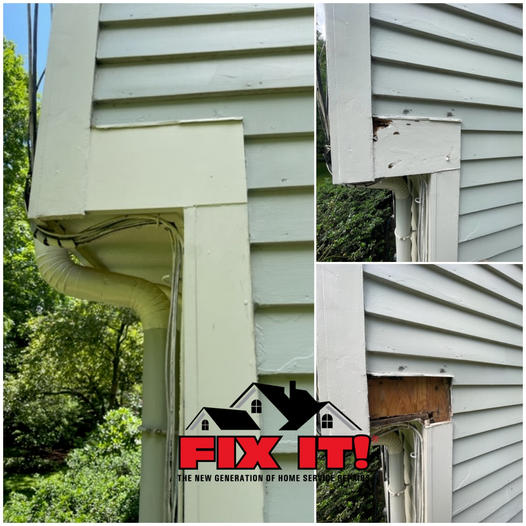fix_fixit's tweet photo. Got a small damaged trim that no one wants to fix?
We’ve got you covered! 🛠️ Book us online and we'll take care of it quickly and professionally!  
https://t.co/YB9xTcqisw or call/text 508-305-2055

#FixItASAP #HomeRepairs #SmallJobSpecialists #TrimRepair #HandymanServices https://t.co/AaGrtvlxRb