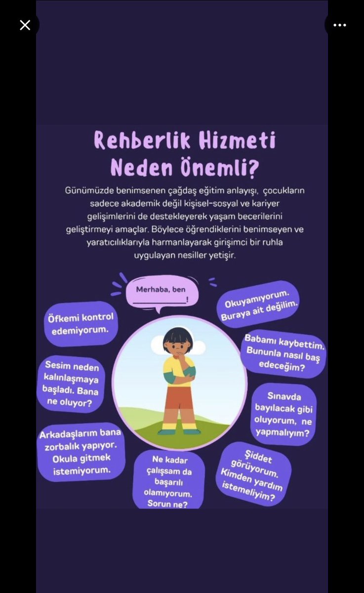 Rehberlik ve Psikolojik Danışma hizmetleri nedir ?
#OkullaraAcilPDR