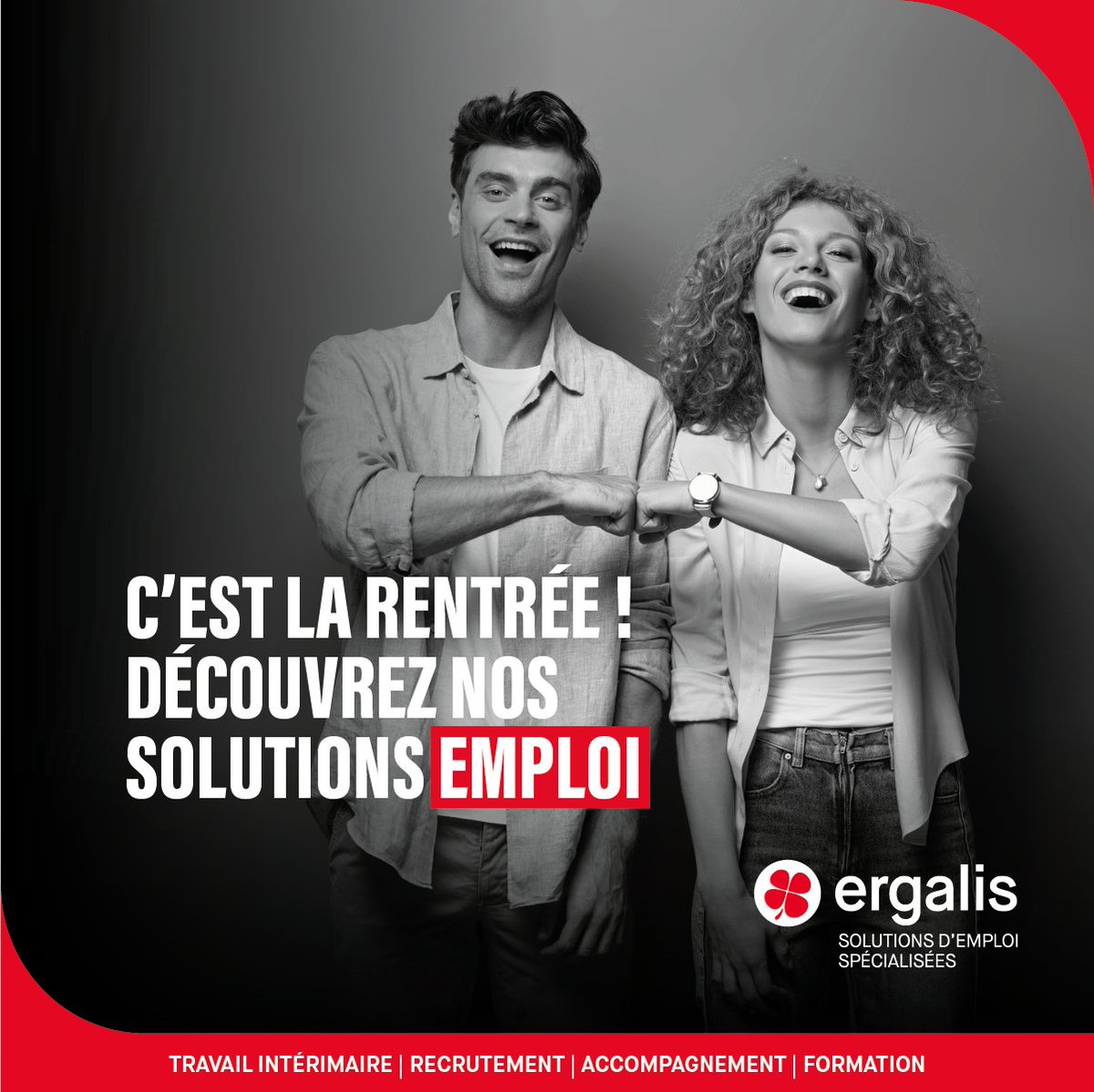 [𝗘𝗩𝗘𝗡𝗘𝗠𝗘𝗡𝗧] 𝗕𝗢𝗡𝗡𝗘 𝗥𝗘𝗡𝗧𝗥𝗘𝗘
C’est la rentrée ! Il est temps de communiquer vos disponibilités à votre agence !
👉 𝗙𝗮𝗶𝘁𝗲𝘀 𝗹𝗲 𝗽𝗼𝗶𝗻𝘁 𝗮𝘃𝗲𝗰 𝘃𝗼𝘁𝗿𝗲 𝗮𝗴𝗲𝗻𝗰𝗲 : agences.ergalis.fr

#Rentrée2024 #Septembre #emploi # #expertises