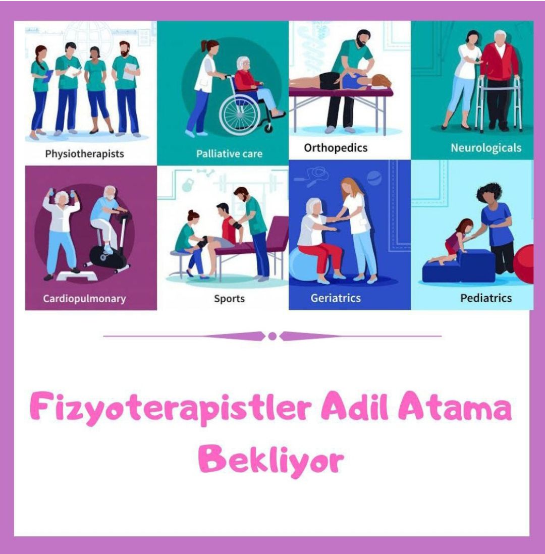 <a href="/saglikbakanligi/">T.C. Sağlık Bakanlığı</a> Her üniversiteye fizyoterapi bölümü açıldı ancak istihdam edilmiyor. Aylarca sıra bekleyen halk ve biz fizyoterapistler yüksek atama bekliyoruz. 
#FizyoterapistlerAtamaBekliyor 
#Kamuya5binFizyoterapist