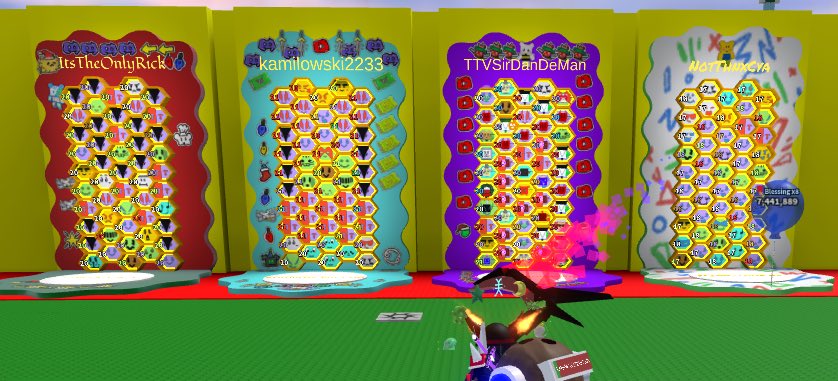 TTVSirDanDeMan's tweet photo. A Great Retro Swarm run with @kamilowski22336 @ItsRick23 and @ThnxCya  :D

#beeswarmsimulator #roblox https://t.co/6RKBEpdK60