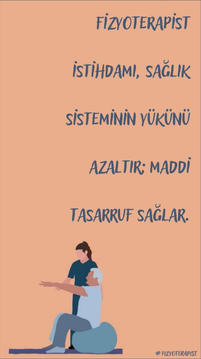 <a href="/saglikbakanligi/">T.C. Sağlık Bakanlığı</a> Tasarruf sağlanmak isteniliyorsa fizyoterapist istihdamına öncelik verilmelidir. Fizyoterapistler ameliyat sonrası geri dönüş sürecini kısaltarak  sistemin yükünü hafifletir.
#FizyoterapistlerAtamaBekliyor 
#Kamuya5binfizyoterapist