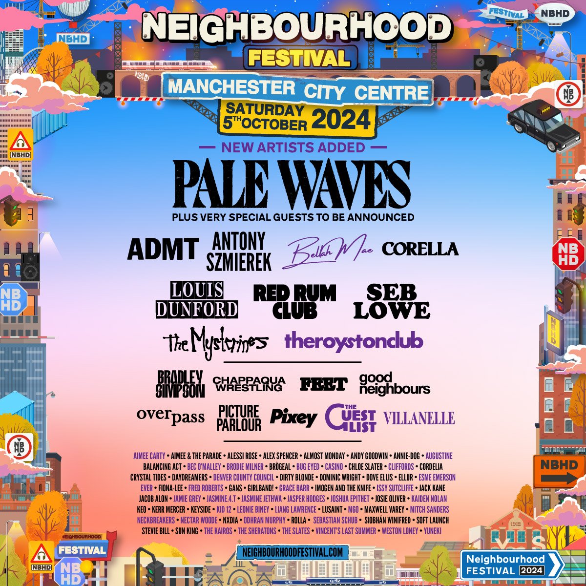Another festival appearance for <a href="/OfficialM60/">M60</a> as they make their <a href="/NBHDFestival/">Neighbourhood</a> debut on Saturday 5th October! 🙌