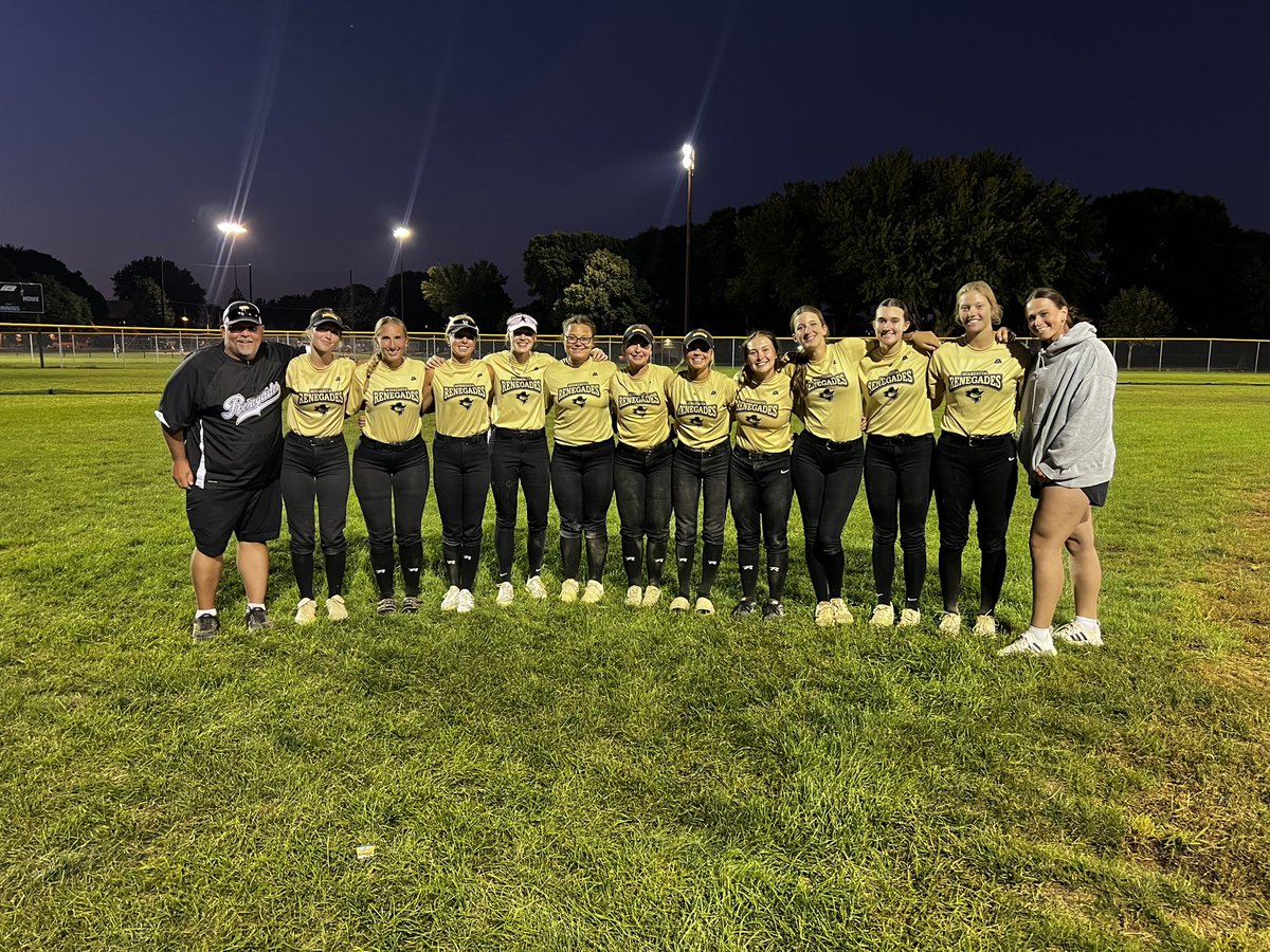 Minnesota Renegades 18U National (@18umnrenegades) on Twitter photo The 18U Rennies are off to a great start to the Fall season, going 4-1 at the S&C Labor Day Showcase!!! <a href="/MNRenegadesSB/">Minnesota Renegades</a> The 18U Rennies are off to a great start to the Fall season, going 4-1 at the S&C Labor Day Showcase!!! <a href="/MNRenegadesSB/">Minnesota Renegades</a>