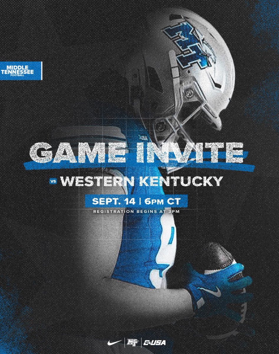 Bryson (@brysonfarley3) on Twitter photo Huge thank you to <a href="/LandanYount/">Landan Yount</a> and <a href="/MT_FB/">Middle Tennessee Football</a> for the game day invite on September 14th. I can’t wait to be there!
<a href="/Drew_Akins/">Drew Akins</a> <a href="/CoachTPope6/">Tyler Pope</a> <a href="/B_Braun50/">Benjamin Braun</a> Huge thank you to <a href="/LandanYount/">Landan Yount</a> and <a href="/MT_FB/">Middle Tennessee Football</a> for the game day invite on September 14th. I can’t wait to be there!
<a href="/Drew_Akins/">Drew Akins</a> <a href="/CoachTPope6/">Tyler Pope</a> <a href="/B_Braun50/">Benjamin Braun</a>