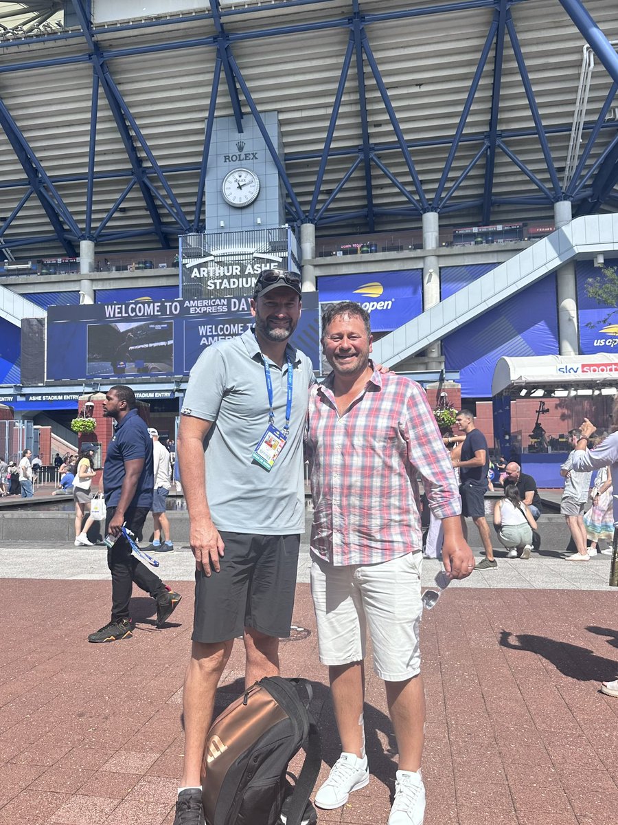 Great to see my friend <a href="/dannicholl/">Dan Nicholl</a> here at the <a href="/usopen/">US Open Tennis</a>