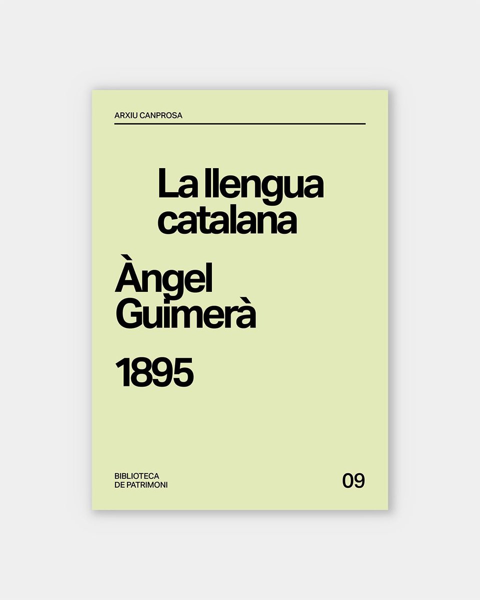 Amb l’arribada del nou any literari l’Arxiu Canprosa torna a la feina!

📚 El primer títol d’aquesta temporada serà «La llengua catalana», el cèlebre discurs que Guimerà va dir a l’@ateneubcn.

🔎 El publicarem aquest divendres; el podreu llegir a canprosa.cat