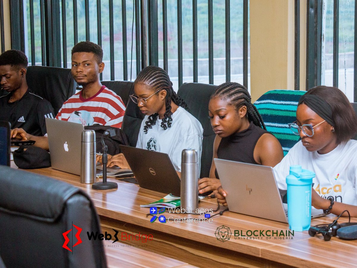 BlockchainUNN's tweet image. The road to #Web3Lagosconference is imminent and our builders are ready for Day 2 &amp;amp; Day 3!

It was great building today and we are set to learn and get this done! 🚀 

2/2

#BlockchainUNN #Web3Lagosconference #hackathon