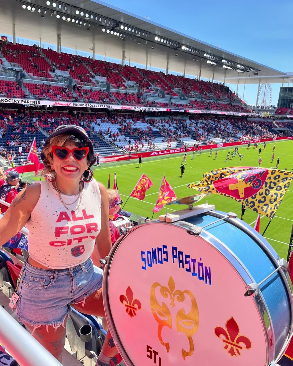 STLCitySantos's tweet image. De vuelta en CITYPARK apoyando a los rojitos de St. Louis CITY SC 💪🏽💪🏽🙌🏽🙌🏽🙌🏽 #JuntosPorCITY #AmorEternoSTL