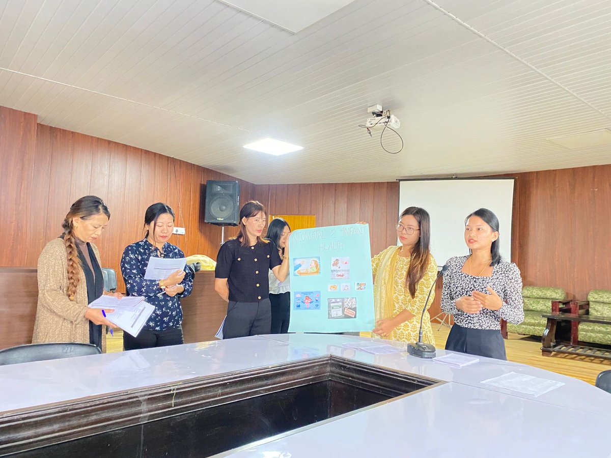 NISHTHA_CPHC's tweet image. #NISHTHA facilitated a 5-day Induction cum EPS training for the 7th Batch of #CommunityHealthOfficers in #Nagaland, empowering 34 future health leaders. Together, we're strengthening healthcare for all.