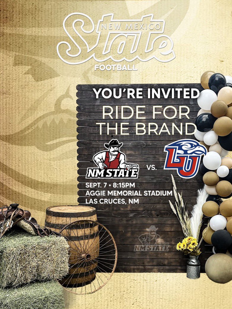Thank you <a href="/mjgaynor/">Matt Gaynor</a> and <a href="/NMStateFootball/">New Mexico State Football</a> for the game day invite!!