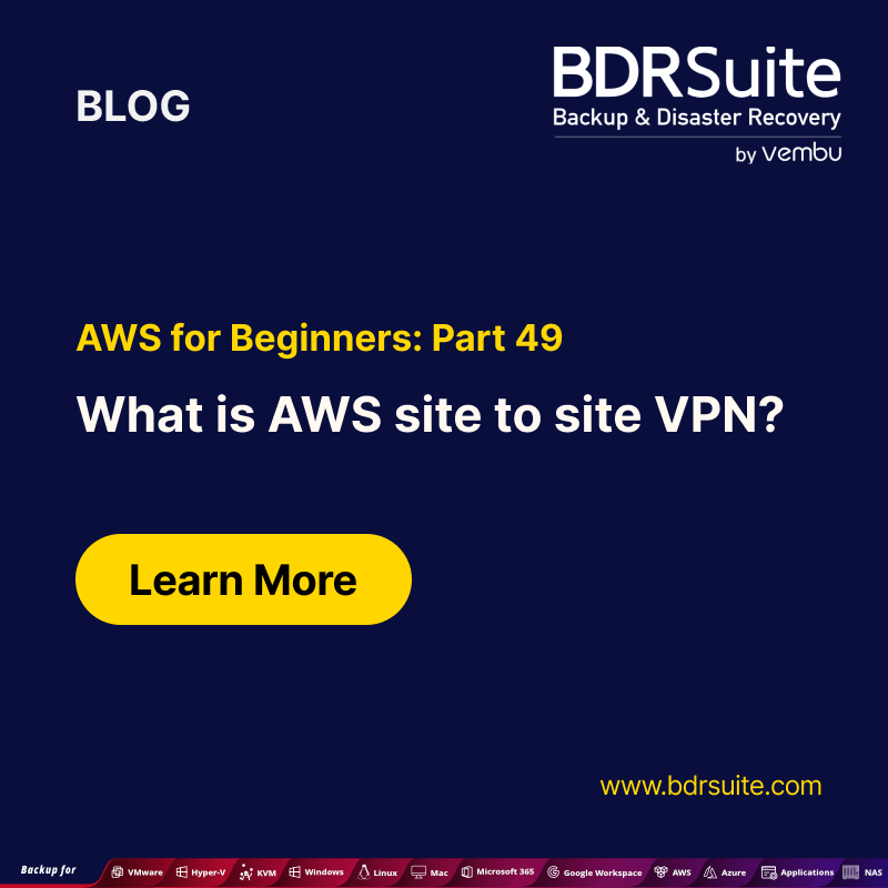 vembutech's tweet image. Secure your connectivity with #AWS Site-to-Site #VPN! Establish encrypted tunnels between on-premises networks and AWS for high availability and seamless communication. zurl.co/nEqr 
#AWSVPN #CloudSecurity #NetworkConnectivity #AWSServices #CloudMigration #RemoteAccess
