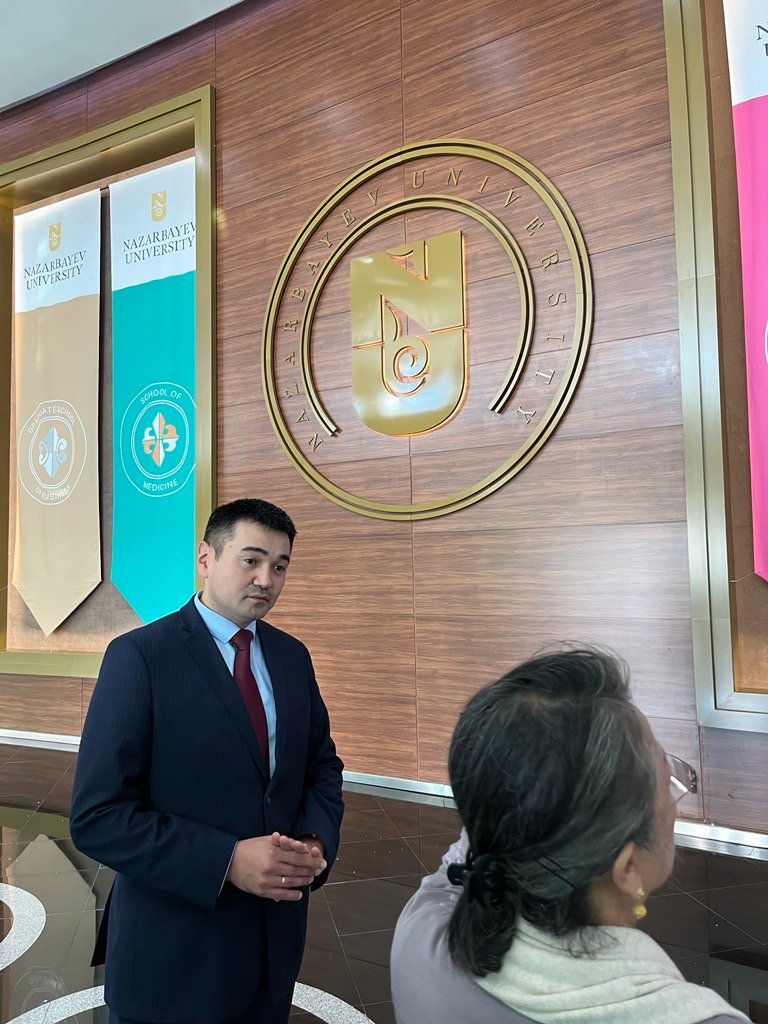 UN_Armida's tweet image. Interesting tour of the @NUedukz  campus with VP Darkhan Nurlanovich and team. Great example of how institutions of higher #education from around the globe can partner with each other to bring needed international expertise and knowledge to the students of today. #Digital4Dev