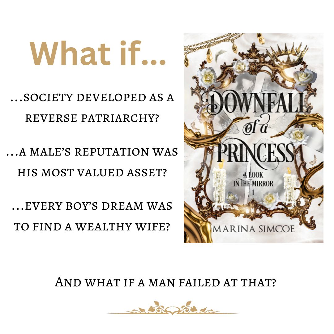 I honestly have no idea how to market this book. 📷 What is it? A Barbie movie concept  in a historical fantasy setting? 📷
Amazon: Amazon: amzn.to/3yXGtee
#romantasy #fantasyromance #newrelease #marinasimcoealookinthemirror