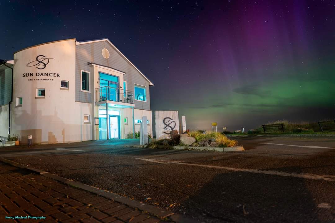 The SunDancer restaurant made a fine foreground feature last Friday as Lady Aurora danced around the firth. <a href="/visitnairn/">VisitNairn</a> <a href="/VisitScotland/">VisitScotland</a> <a href="/NairnSunDancer/">Sun Dancer</a> @Nairnshire