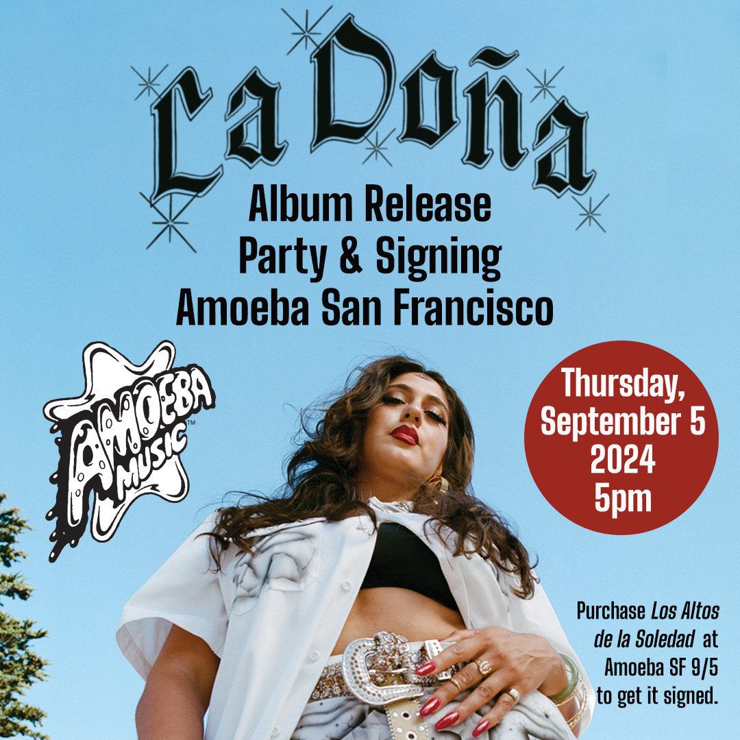 Amoeba San Francisco (@amoebasf) on Twitter photo .<a href="/ladona415/">cecilia cassandra</a> joins us at Amoeba SF this Thursday, 9/5 at 5pm for a signing of her upcoming album, "Los Altos de la Soledad."
To attend the signing , buy the album in-store at Amoeba SF that day - 1 day before it's officially released!!
🔥ℹ️: amoeba.com/live-shows/upc… .<a href="/ladona415/">cecilia cassandra</a> joins us at Amoeba SF this Thursday, 9/5 at 5pm for a signing of her upcoming album, "Los Altos de la Soledad."
To attend the signing , buy the album in-store at Amoeba SF that day - 1 day before it's officially released!!
🔥ℹ️: amoeba.com/live-shows/upc…
