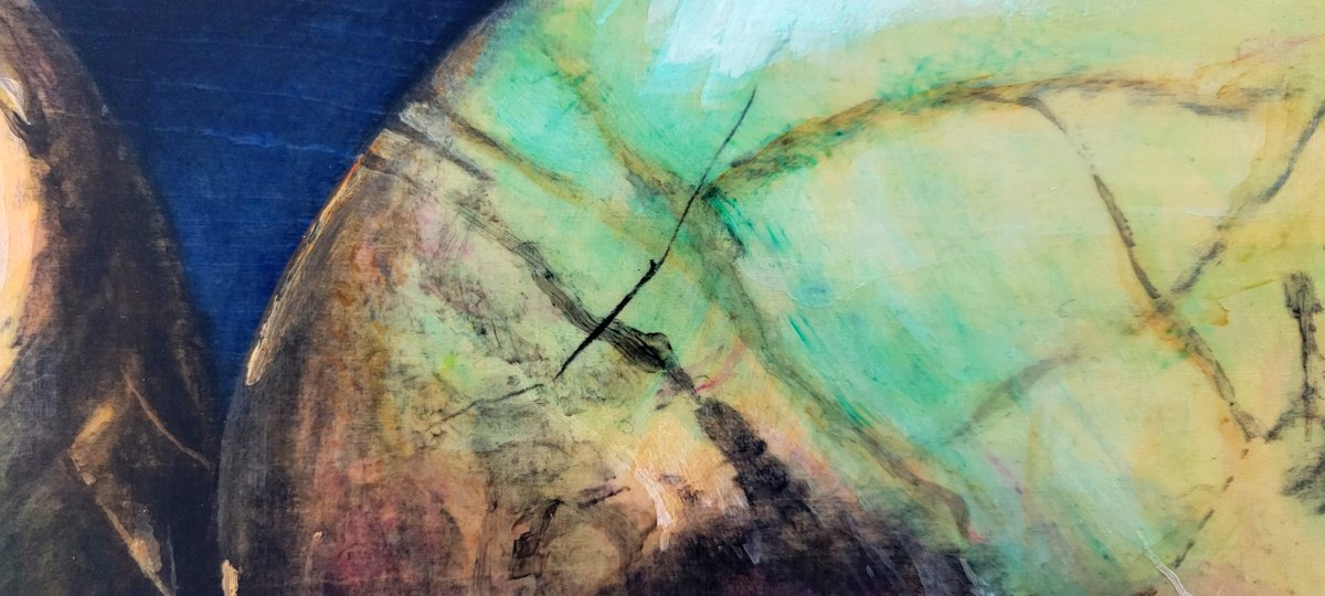 ErinRehil's tweet photo. Kevin's Kid: Ward to Keep Out Critics, 2024
Media: Acrylic, charcoal, ink, and automotive pigment on wood panel
Dimensions: Sextych; each panel 8 x 8 x 1.5 in (20.3 x 20.3 x 3.8 cm) https://t.co/cZiJiVg7u7