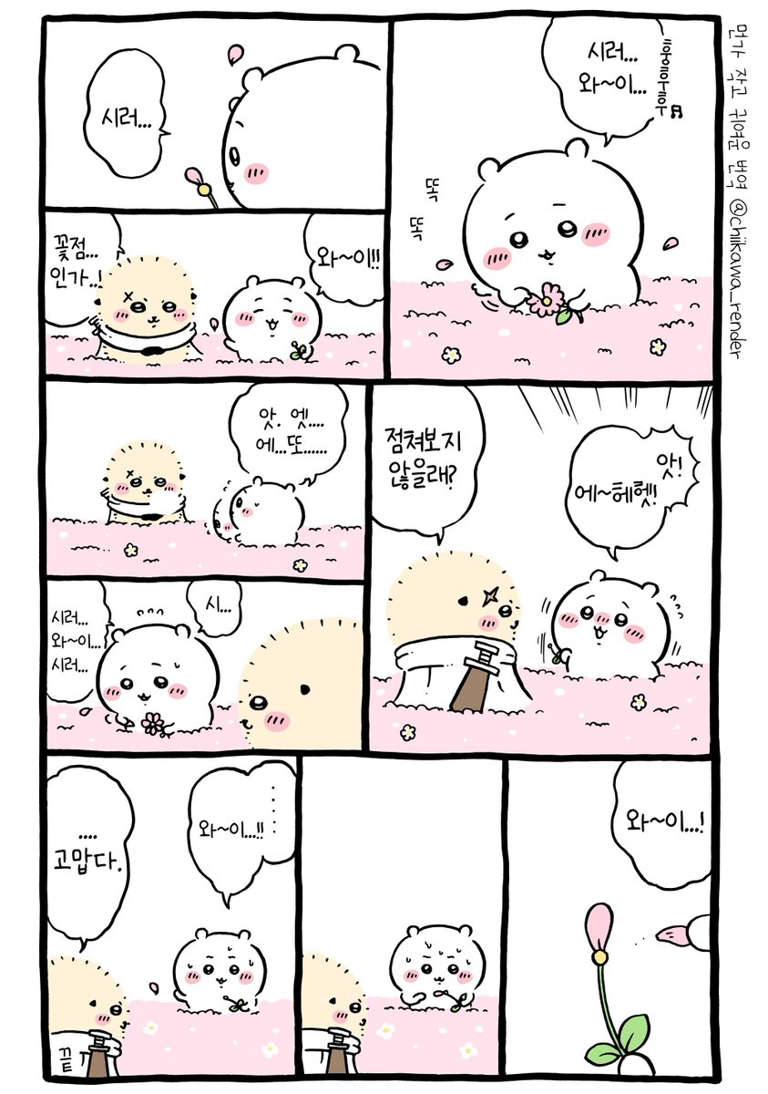 🌸 치이카와 번역) 꽃점