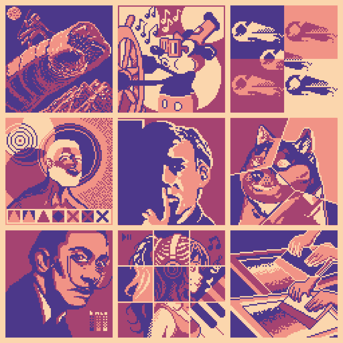 Day #390 : Silk Screen 💜🤎