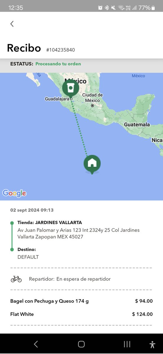 eduardci's tweet photo. @StarbucksMex Hice un pedido por la App hoy y no me llega. Ya hable y mande correos a tuopinion@starbucks.com.mx y nadie me resuelve. En la tienda nunca contestan o me dieron mal el número. Ayuda. https://t.co/82A3LPY3DK