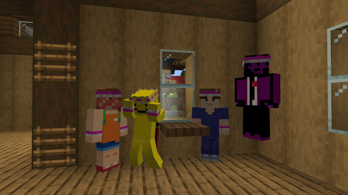 mcblockdaily's tweet photo. Building a house in Minecraft but only adding one block a day Ft. Pink Parrots (Day 923) https://t.co/MmAzRT1Ohy