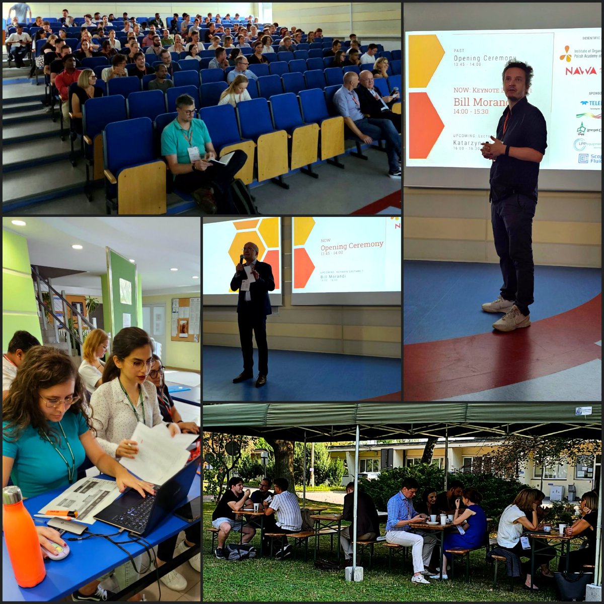 The first day of the "Summer School on Organic Synthesis under Non-Classical Conditions" is behind us. In a cheerful mood, the participants had the pleasure of listening to several speakers today. The main role was played by Bill Morandi <a href="/morandilab/">Morandi Lab</a> <a href="/ETH/">ETH Zürich</a>