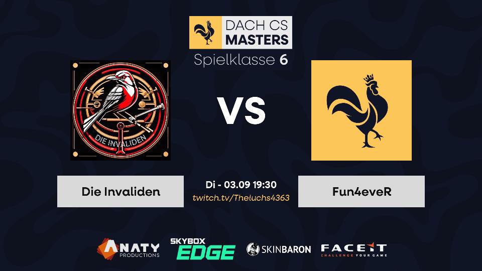 Swaglinde (@swaglindecs) on Twitter photo Wir spielen morgen unser erstes Match der <a href="/dachcs/">DACH CS Masters</a> Masters und der liebe <a href="/Theluchs4363/">Dennis "Theluchs4363" Spaht</a> castet das ganze Spektakel 🫶🏼
Kommt vorbei und feuert die Invaliden kräftig an 🤞🏽 Wir spielen morgen unser erstes Match der <a href="/dachcs/">DACH CS Masters</a> Masters und der liebe <a href="/Theluchs4363/">Dennis "Theluchs4363" Spaht</a> castet das ganze Spektakel 🫶🏼
Kommt vorbei und feuert die Invaliden kräftig an 🤞🏽