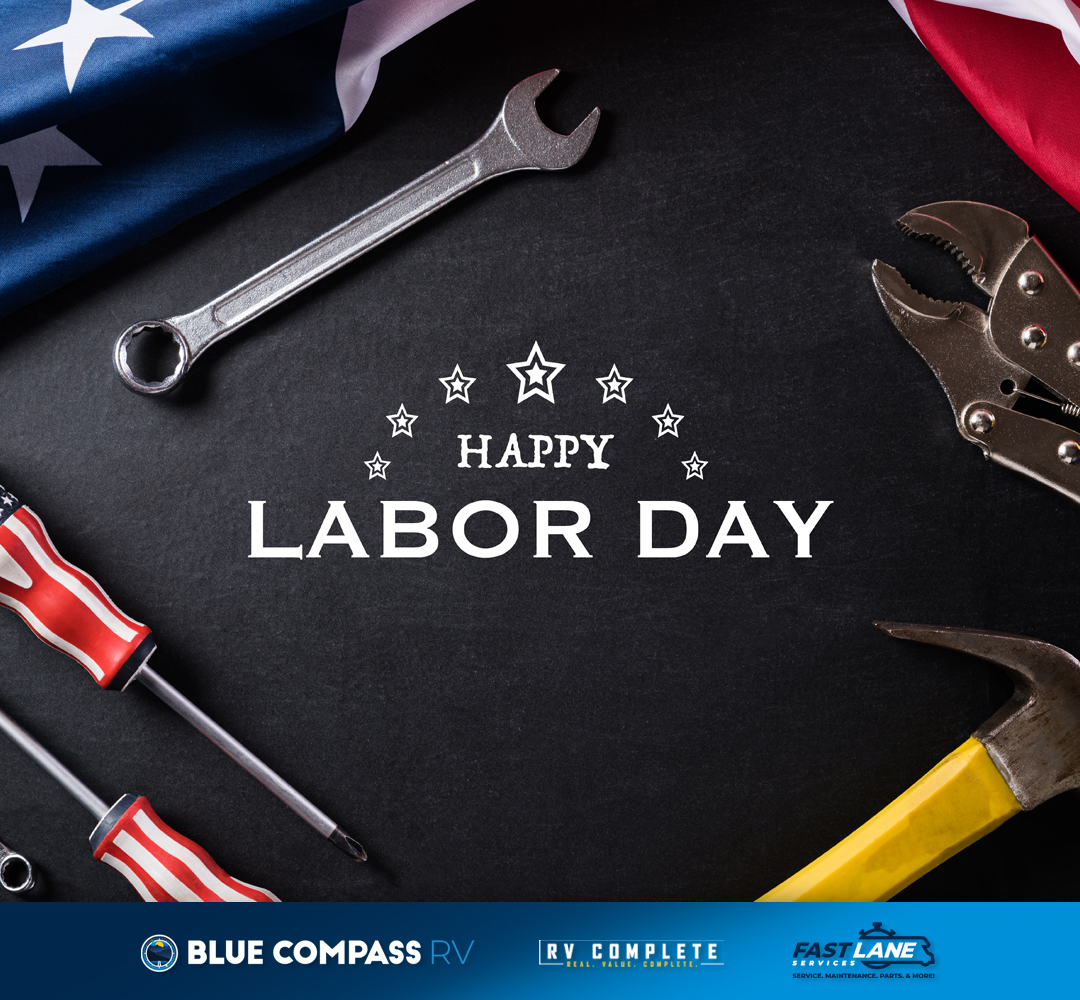 ⚒️ 🧰 Happy Labor Day! Here’s to all your hard work and dedication. ✊

From all of us at Blue Compass RV Manteca!

-----------------------------------------

Find your new Trailer or RV at:
bluecompassrv.com/locations/cali… | 833.648.2548
204 S. Vasconcellos Avenue in Manteca, California