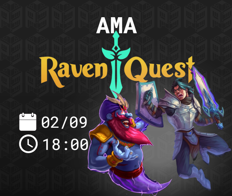 É hoje!

AMA com <a href="/RavenQuestGame/">RavenQuest</a> aberto para todos membros do nosso Discord

Todas informações sobre o jogo, melhor forma de jogar, e, como sempre, sorteio para todos que participarem
