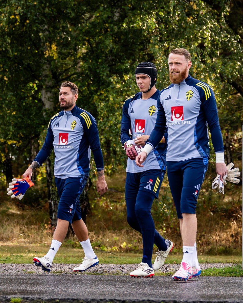 Herrlandslagets målvaktstrio denna samling 👐

🧤 Viktor Johansson
🧤 Jacob Widell Zetterström 
🧤 Kristoffer Nordfeldt