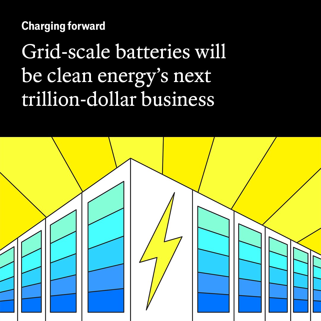 TheEconomist's tweet photo. The business of storing energy on the grid is at last being turbocharged. The centre of global battery production is China, whose firms are intensely innovative https://t.co/QudraR3MGf

Illustration: Rose Wong https://t.co/wwgdpjEOKf
