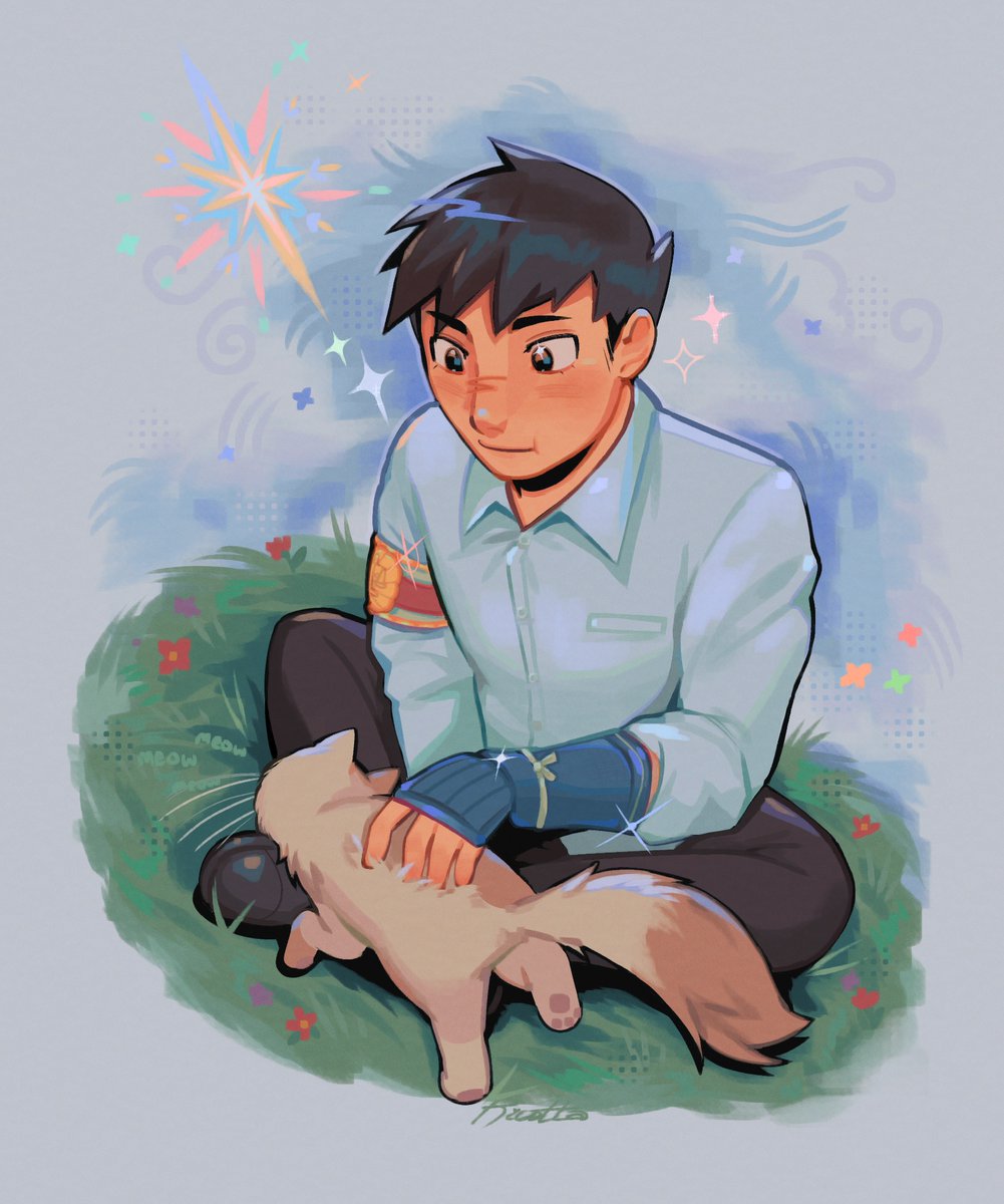Ricattart's tweet image. He is sad and lonely and the only way to save him is by playing his game #TGAA #AceAttorney