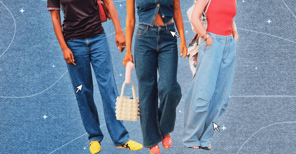 The Denim Silhouettes That Will Become Part of Your Everyday Fall Uniform fashionista.com/2024/08/shop-d…