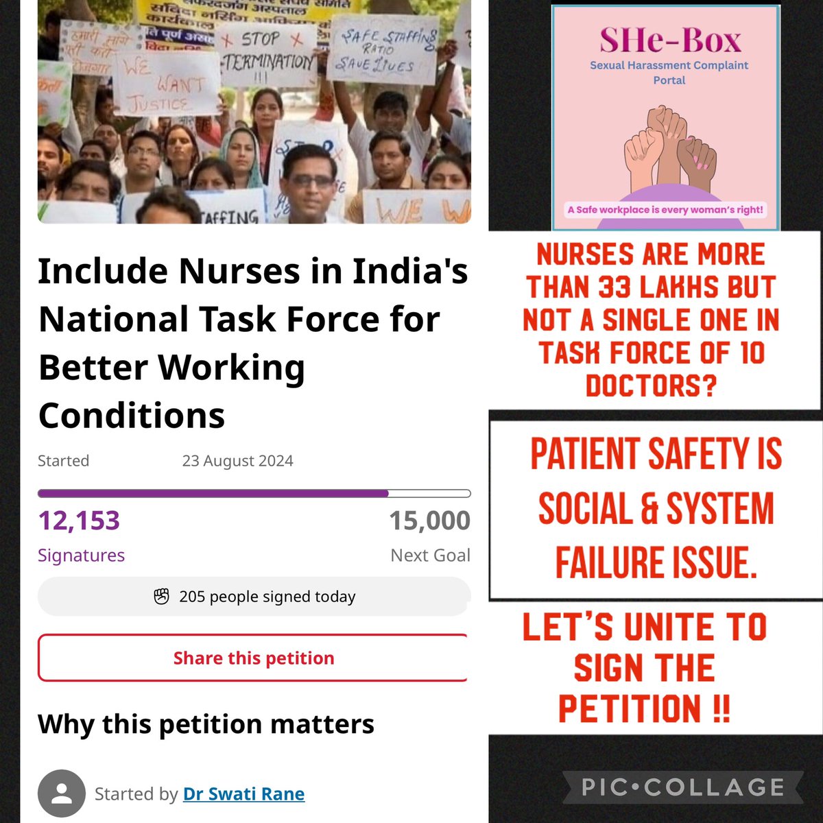 chng.it/YHCgMNqnT2
Lets all unite and demand increase in health system #funding, investment and visibility for nurses in power positions, intrinsic approach, better working conditions for #nurses #doctors and other healthcare professionals. <a href="/jsa_india/">Jan Swasthya Abhiyan</a> <a href="/tnaimaha/">TNAI Maharashtra State Branch</a> <a href="/MoHFW_INDIA/">Ministry of Health</a>