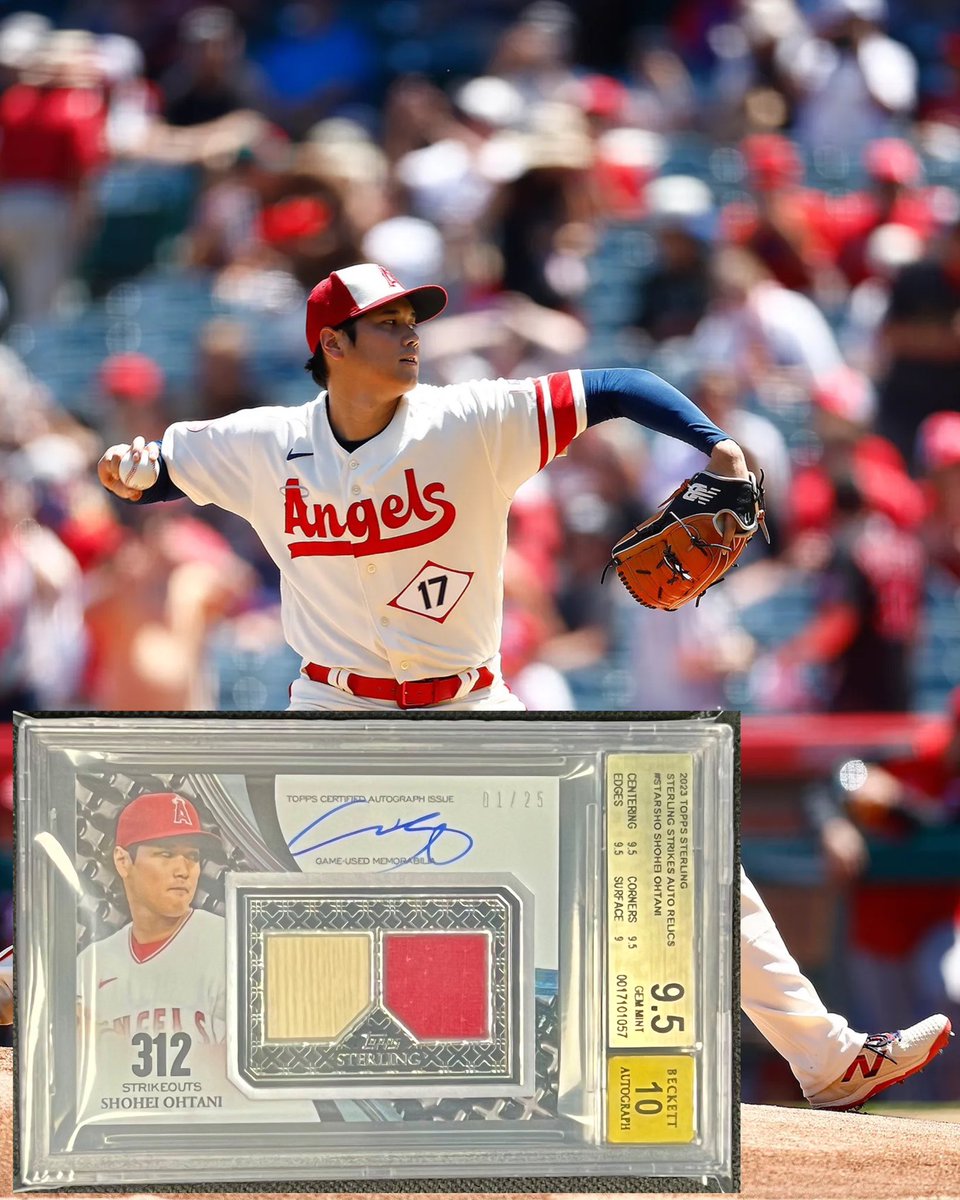 Market2Mint's tweet image. 2022 Topps Dynasty Ted Williams Cut Autograph BGS 9.5

2023 Topps Sterling Shohei Ohtani Strikes Autograph Relics BGS 9.5 

#grading #gradingservice #hobby #collecting #mlb #tedwilliams #shoheiohtani #baseball #bgs