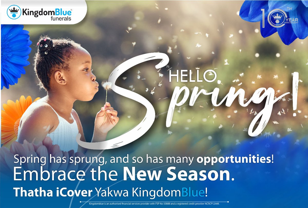 FuneralBlue's tweet photo. Spring is in the Air! 

As the world blooms with vibrant colors and fresh beginnings, it's the perfect time to Get Covered with Kingdom Blue.

Take care of the inevitable Today!

#NewSeason #spring2024📷 #KingdomBlueFuneral https://t.co/Oc0c9NunEx