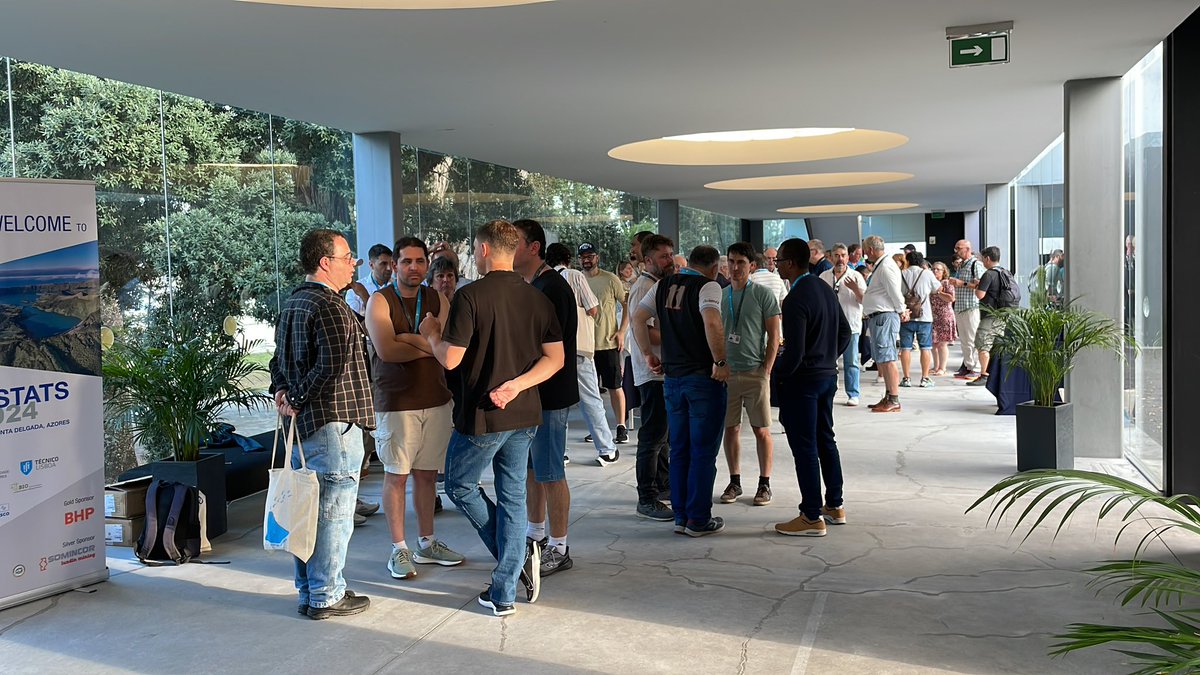 And so it starts. #geostats2024  is officially open.