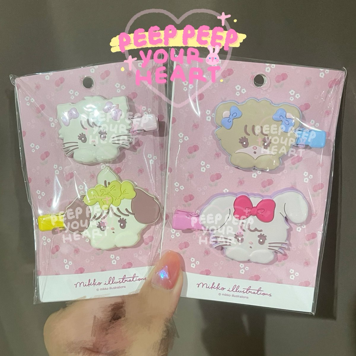 ♡

กิ้บยาง ซิลิโคน Mousse &amp; Souffle / Latte &amp; Cammy จาก Mikko illustrations ค่า 🎀

จะลงขายอีกครั้งค่า