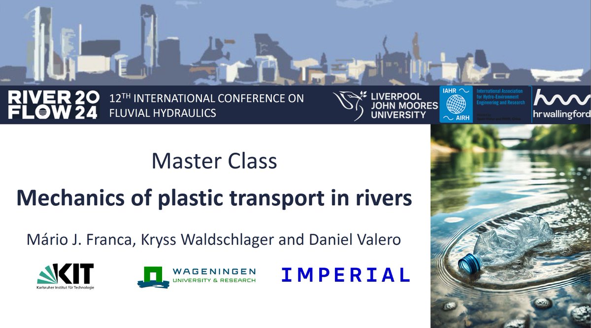 Mário J. Franca (@mario_j_franca) on Twitter photo Today we had a great Master Class on the Mechanics of Plastic Transport in Rivers (River Flow 2024, Iacopo Carnacina <a href="/LJMU/">Liverpool John Moores University</a>). Thank you to the participants!
<a href="/dValero_/">Daniel Valero</a>
@KryssWald
<a href="/AriVarraNi/">Arianna Varrani</a>
<a href="/pvalles_/">Pablo Vallés</a>
@iahr
<a href="/KITKarlsruhe/">Shmoopy</a>
<a href="/WUR/">Wageningen U&R</a>
<a href="/imperialcollege/">Imperial College London</a> Today we had a great Master Class on the Mechanics of Plastic Transport in Rivers (River Flow 2024, Iacopo Carnacina <a href="/LJMU/">Liverpool John Moores University</a>). Thank you to the participants!
<a href="/dValero_/">Daniel Valero</a>
@KryssWald
<a href="/AriVarraNi/">Arianna Varrani</a>
<a href="/pvalles_/">Pablo Vallés</a>
@iahr
<a href="/KITKarlsruhe/">Shmoopy</a>
<a href="/WUR/">Wageningen U&R</a>
<a href="/imperialcollege/">Imperial College London</a>